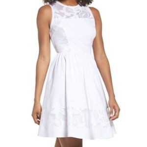 Chelsea28 Lace Fit & Flare Dress